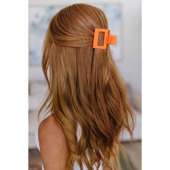NEW 123 AMORE women's claw clip set in orange - Picture 8 of 10